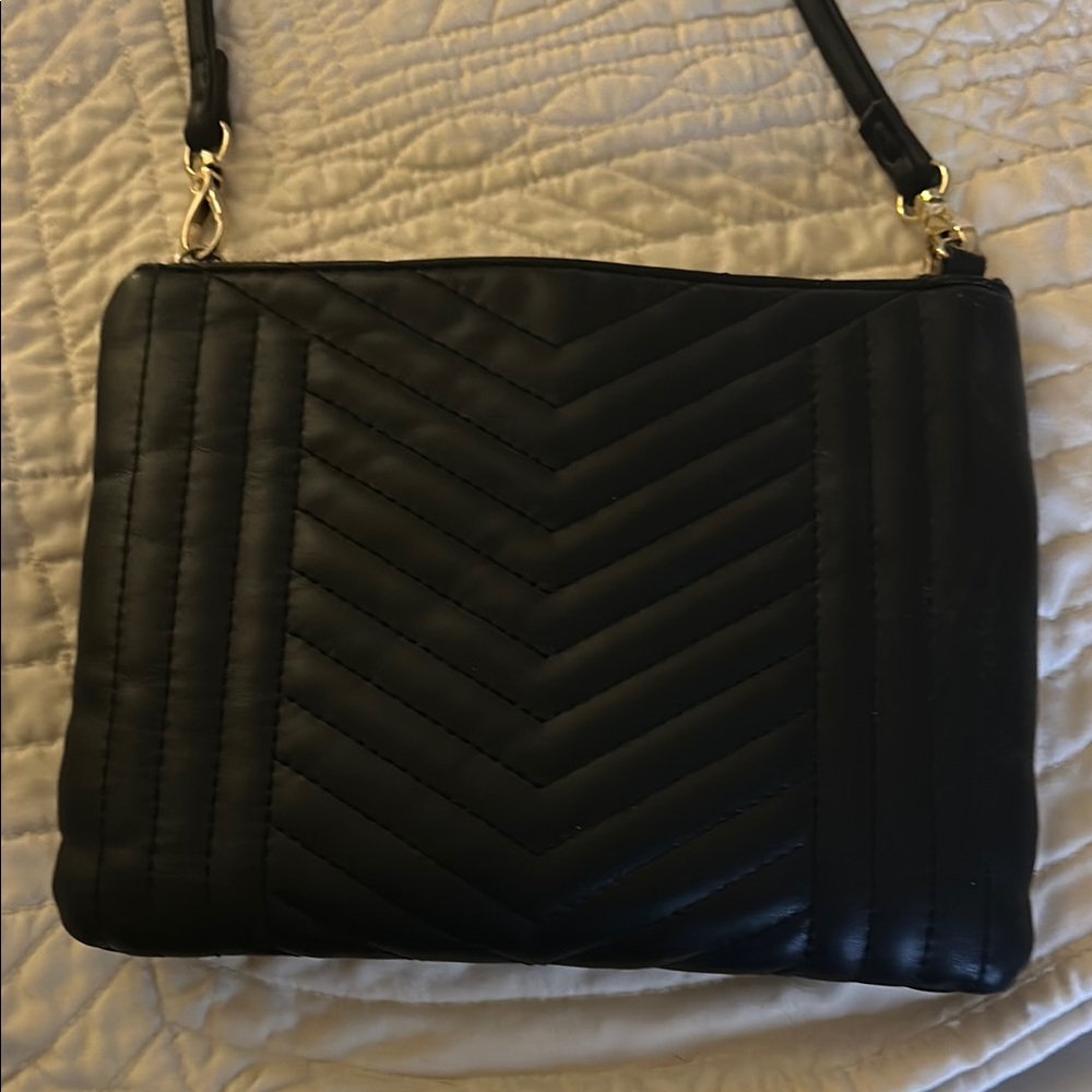 Black Quilted Shoulder Bag